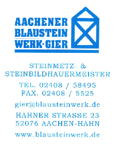 Aachener Blausteinwerk Gier